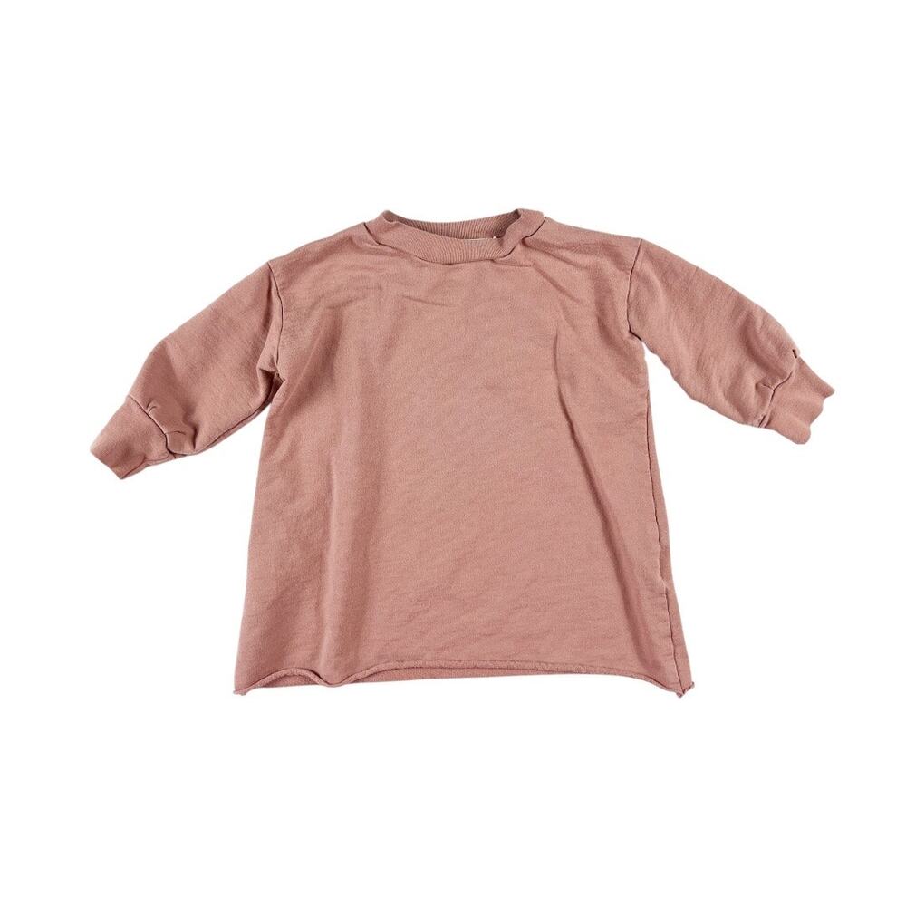 Go Gently Nation Organic Pink Sweatshirt Dress 6-12 months